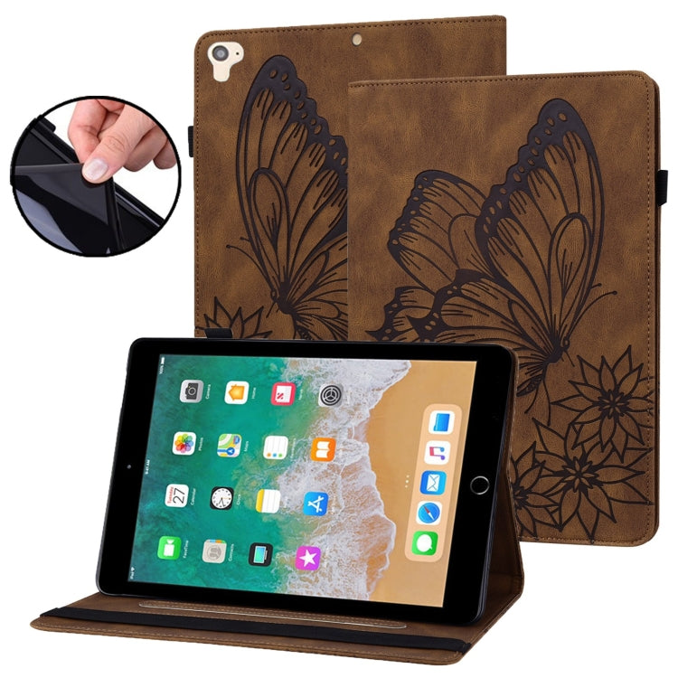 Big Butterfly Embossed Smart Leather Tablet Case, For iPad 10.2 2020 / Air 2019, For iPad Air 2 / 9.7 2018&2017, For iPad mini 2024 / mini 6, For iPad mini 2019 / 4 / 3 / 2 / 1, For iPad Pro 11 2022 / 2021&2020 / Air 2020 / 11 2024