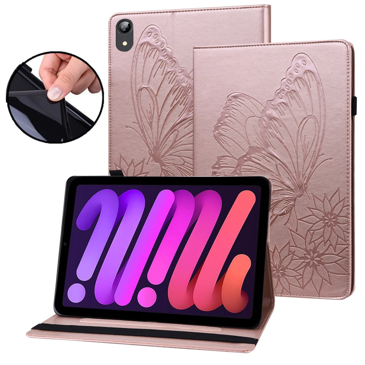 Big Butterfly Embossed Smart Leather Tablet Case, For iPad 10.2 2020 / Air 2019, For iPad Air 2 / 9.7 2018&2017, For iPad mini 2024 / mini 6, For iPad mini 2019 / 4 / 3 / 2 / 1, For iPad Pro 11 2022 / 2021&2020 / Air 2020 / 11 2024