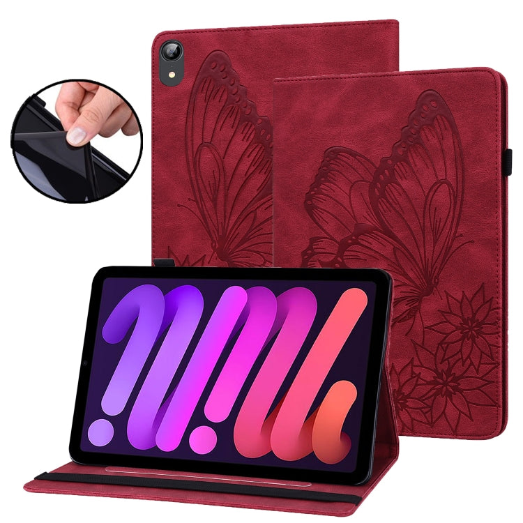 Big Butterfly Embossed Smart Leather Tablet Case, For iPad 10.2 2020 / Air 2019, For iPad Air 2 / 9.7 2018&2017, For iPad mini 2024 / mini 6, For iPad mini 2019 / 4 / 3 / 2 / 1, For iPad Pro 11 2022 / 2021&2020 / Air 2020 / 11 2024