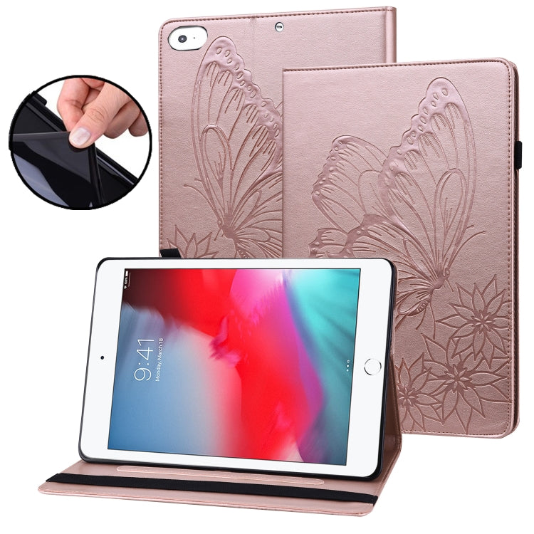 Big Butterfly Embossed Smart Leather Tablet Case, For iPad 10.2 2020 / Air 2019, For iPad Air 2 / 9.7 2018&2017, For iPad mini 2024 / mini 6, For iPad mini 2019 / 4 / 3 / 2 / 1, For iPad Pro 11 2022 / 2021&2020 / Air 2020 / 11 2024