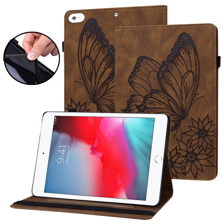 Big Butterfly Embossed Smart Leather Tablet Case, For iPad 10.2 2020 / Air 2019, For iPad Air 2 / 9.7 2018&2017, For iPad mini 2024 / mini 6, For iPad mini 2019 / 4 / 3 / 2 / 1, For iPad Pro 11 2022 / 2021&2020 / Air 2020 / 11 2024