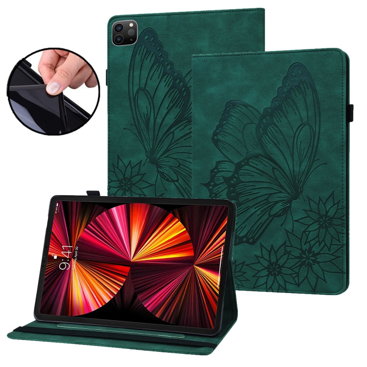 Big Butterfly Embossed Smart Leather Tablet Case, For iPad 10.2 2020 / Air 2019, For iPad Air 2 / 9.7 2018&2017, For iPad mini 2024 / mini 6, For iPad mini 2019 / 4 / 3 / 2 / 1, For iPad Pro 11 2022 / 2021&2020 / Air 2020 / 11 2024