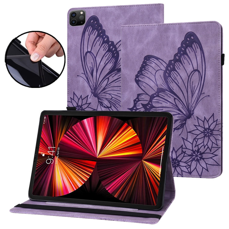 Big Butterfly Embossed Smart Leather Tablet Case, For iPad 10.2 2020 / Air 2019, For iPad Air 2 / 9.7 2018&2017, For iPad mini 2024 / mini 6, For iPad mini 2019 / 4 / 3 / 2 / 1, For iPad Pro 11 2022 / 2021&2020 / Air 2020 / 11 2024