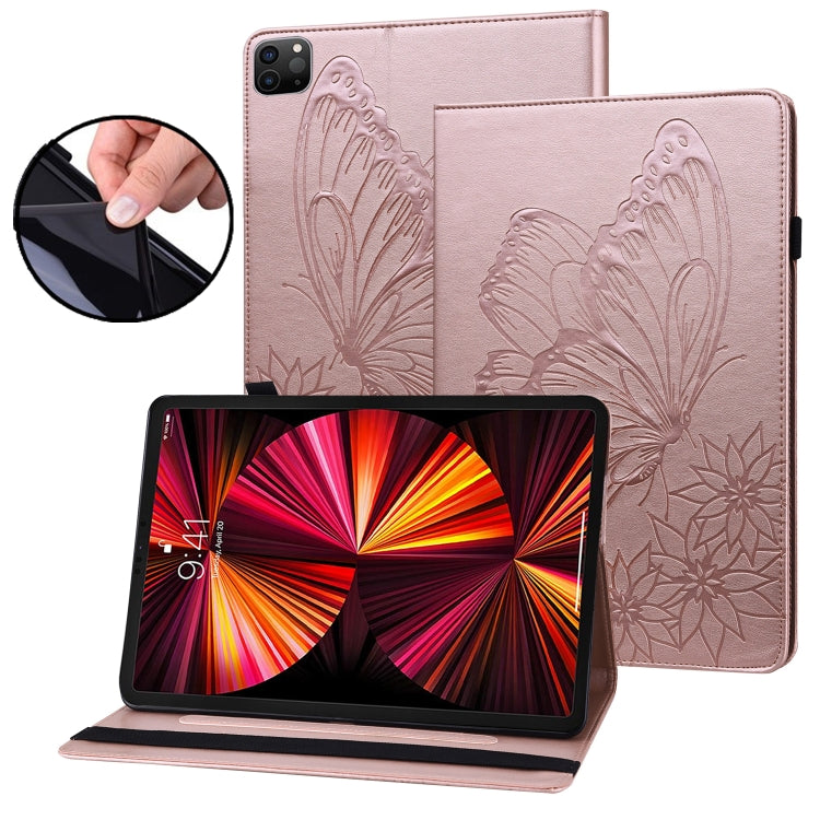 Big Butterfly Embossed Smart Leather Tablet Case, For iPad 10.2 2020 / Air 2019, For iPad Air 2 / 9.7 2018&2017, For iPad mini 2024 / mini 6, For iPad mini 2019 / 4 / 3 / 2 / 1, For iPad Pro 11 2022 / 2021&2020 / Air 2020 / 11 2024