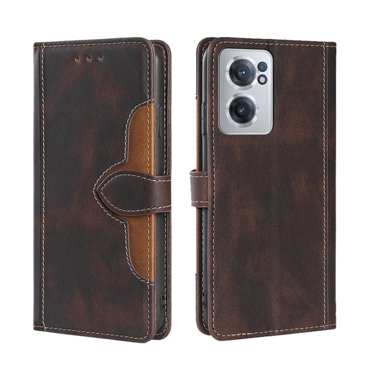 Stitching Skin Feel Magnetic Buckle Horizontal Flip PU Leather Case, For OnePlus Nord CE 2 5G, For ZTE Tempo X/Vantage/Z839/N9137