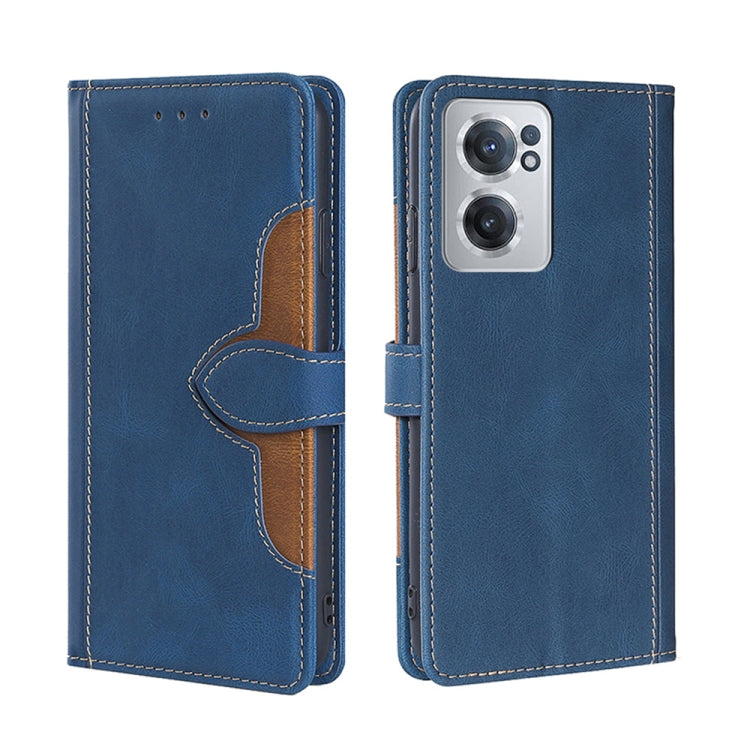 Stitching Skin Feel Magnetic Buckle Horizontal Flip PU Leather Case, For OnePlus Nord CE 2 5G, For ZTE Tempo X/Vantage/Z839/N9137