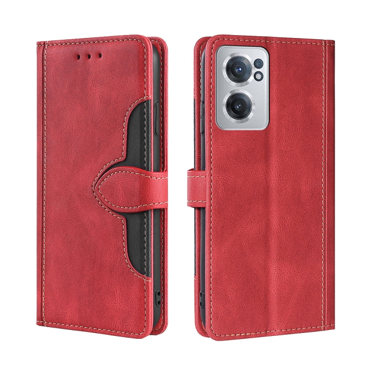 Stitching Skin Feel Magnetic Buckle Horizontal Flip PU Leather Case, For OnePlus Nord CE 2 5G, For ZTE Tempo X/Vantage/Z839/N9137