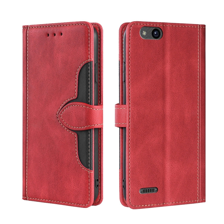 Stitching Skin Feel Magnetic Buckle Horizontal Flip PU Leather Case, For OnePlus Nord CE 2 5G, For ZTE Tempo X/Vantage/Z839/N9137