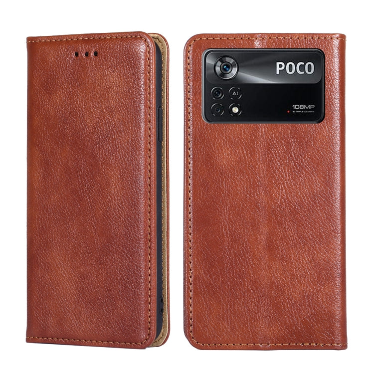 Gloss Oil Solid Color Magnetic Flip Leather Phone Case, For Xiaomi Poco X4 Pro 5G, For Sony Xperia Ace III, For Nokia G21 / G11, For Nokia X100