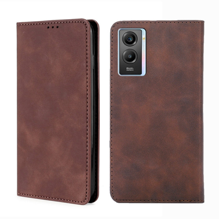 Skin Feel Magnetic Horizontal Flip Leather Phone Case, For Google Pixel 7 5G, For vivo Y55s 5G, For Nokia G21 / G11, For vivo Y76s / Y74s, For Nokia X100, For Sony Xperia Ace III