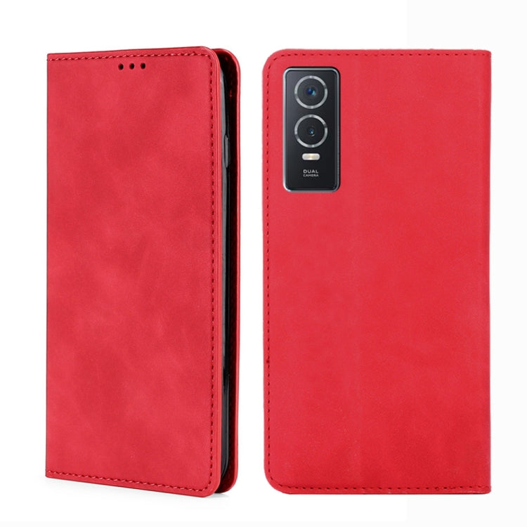 Skin Feel Magnetic Horizontal Flip Leather Phone Case, For Google Pixel 7 5G, For vivo Y55s 5G, For Nokia G21 / G11, For vivo Y76s / Y74s, For Nokia X100, For Sony Xperia Ace III