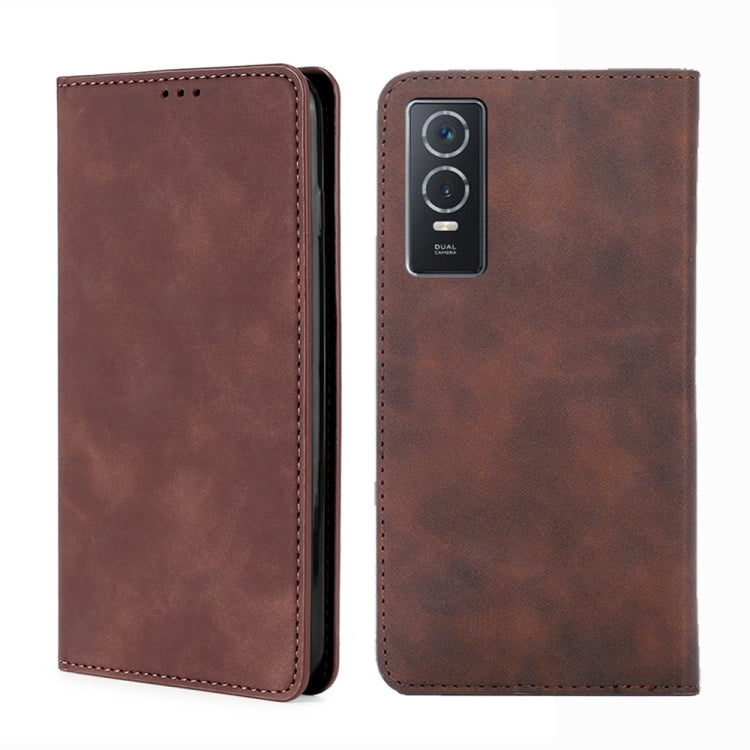 Skin Feel Magnetic Horizontal Flip Leather Phone Case, For Google Pixel 7 5G, For vivo Y55s 5G, For Nokia G21 / G11, For vivo Y76s / Y74s, For Nokia X100, For Sony Xperia Ace III