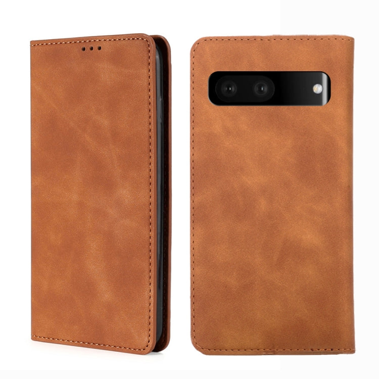 Skin Feel Magnetic Horizontal Flip Leather Phone Case, For Google Pixel 7 5G, For vivo Y55s 5G, For Nokia G21 / G11, For vivo Y76s / Y74s, For Nokia X100, For Sony Xperia Ace III