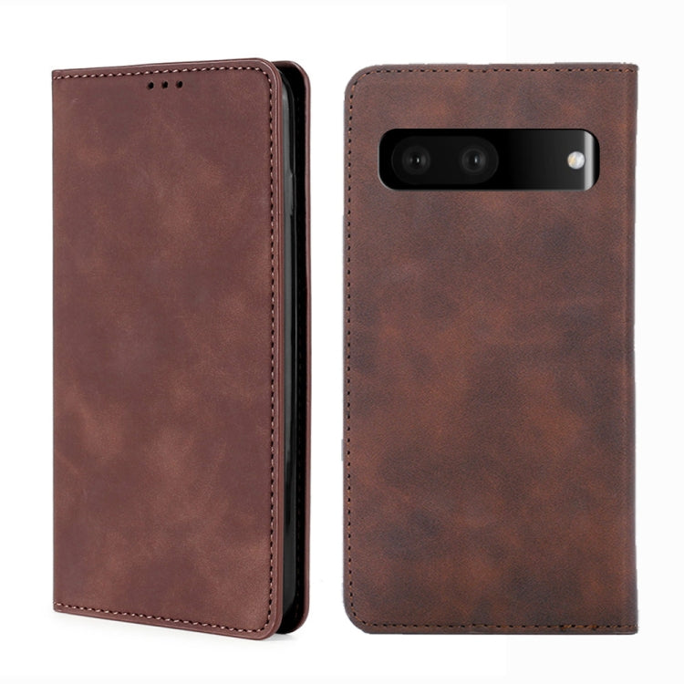 Skin Feel Magnetic Horizontal Flip Leather Phone Case, For Google Pixel 7 5G, For vivo Y55s 5G, For Nokia G21 / G11, For vivo Y76s / Y74s, For Nokia X100, For Sony Xperia Ace III