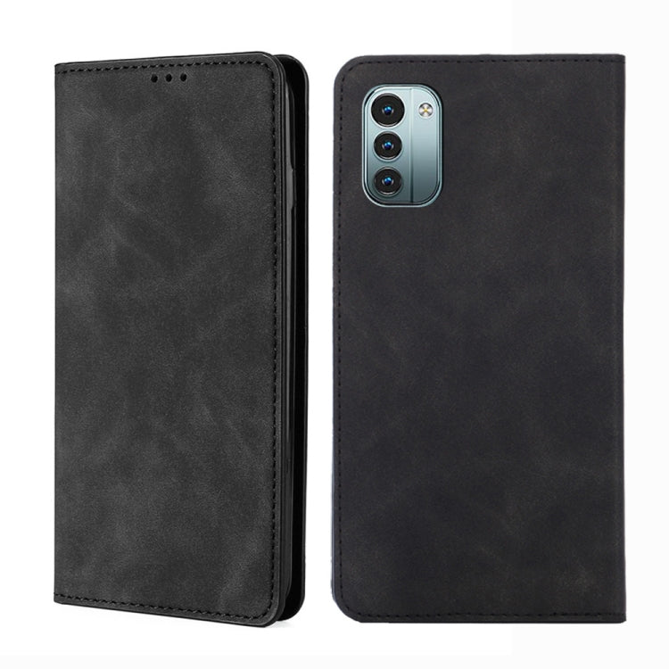 Skin Feel Magnetic Horizontal Flip Leather Phone Case, For Google Pixel 7 5G, For vivo Y55s 5G, For Nokia G21 / G11, For vivo Y76s / Y74s, For Nokia X100, For Sony Xperia Ace III