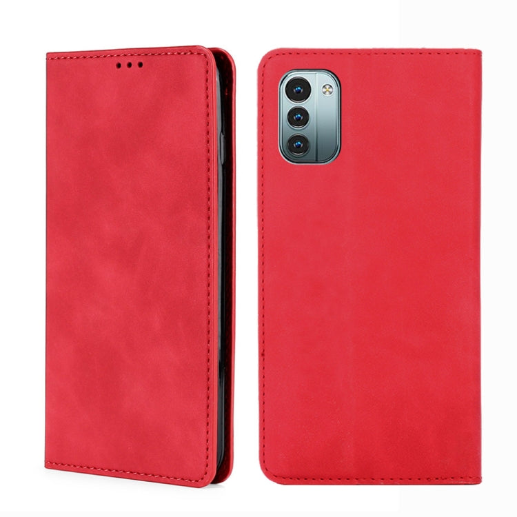 Skin Feel Magnetic Horizontal Flip Leather Phone Case, For Google Pixel 7 5G, For vivo Y55s 5G, For Nokia G21 / G11, For vivo Y76s / Y74s, For Nokia X100, For Sony Xperia Ace III