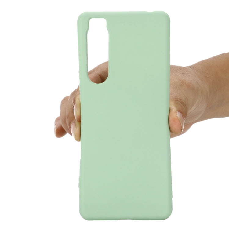 Pure Color Liquid Silicone Shockproof Phone Case, For Sony Xperia 1 IV