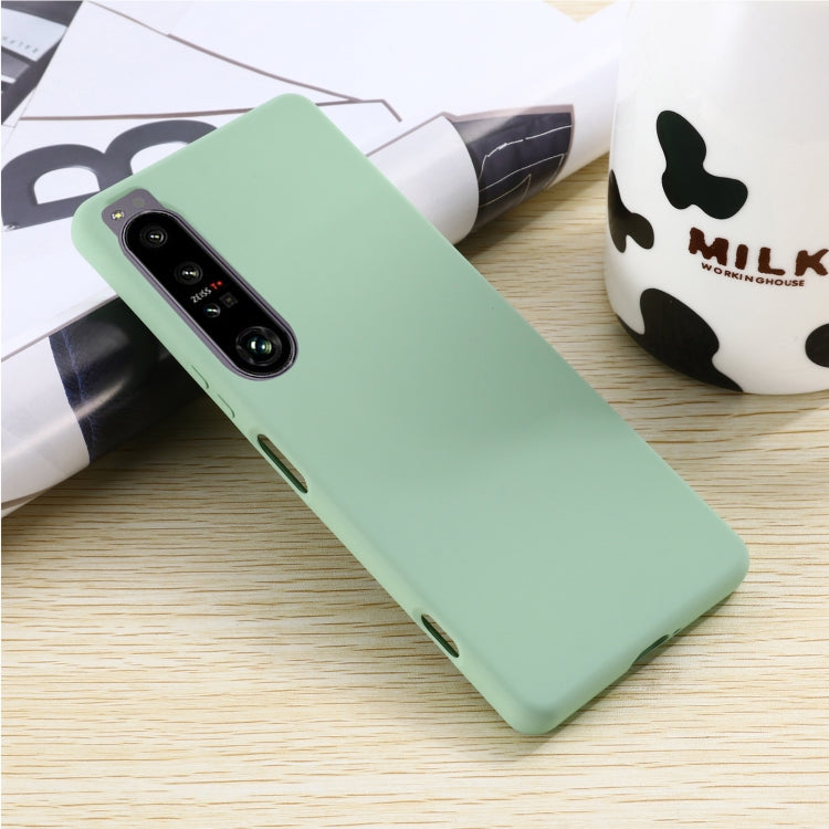 Pure Color Liquid Silicone Shockproof Phone Case, For Sony Xperia 1 IV