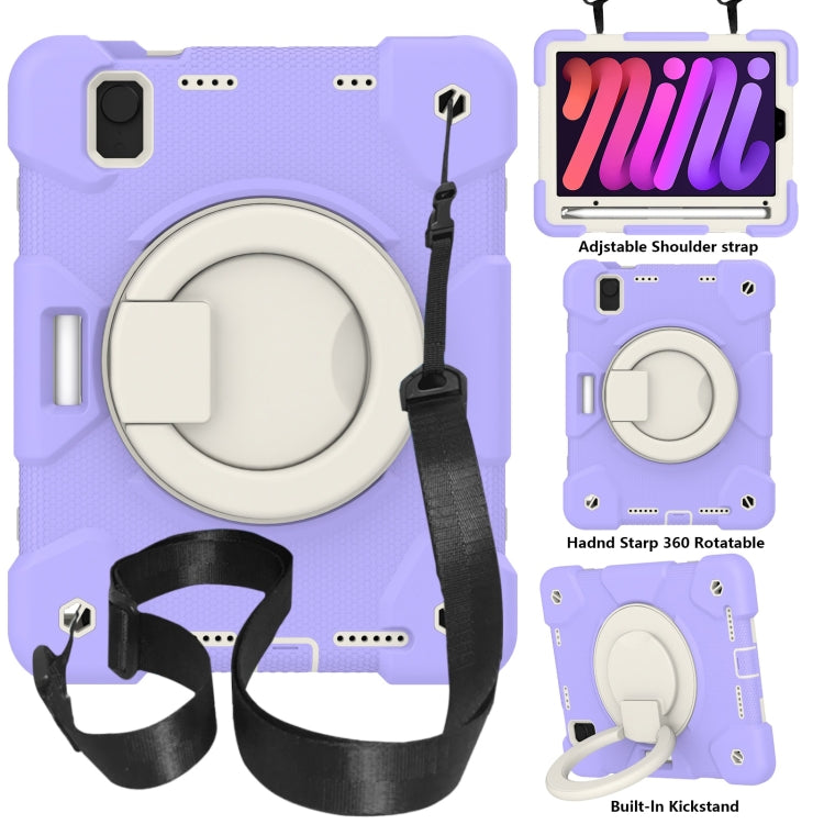 Silicone + PC Full Body Protection Tablet Case With Holder & Strap, For iPad mini 2021, For iPad mini 4 2015/mini 2019, For Samsung Galaxy Tab A 8.0 2019