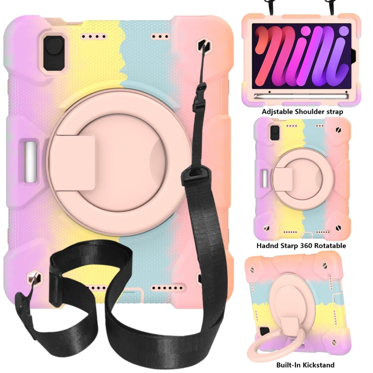Silicone + PC Full Body Protection Tablet Case With Holder & Strap, For iPad mini 2021, For iPad mini 4 2015/mini 2019, For Samsung Galaxy Tab A 8.0 2019