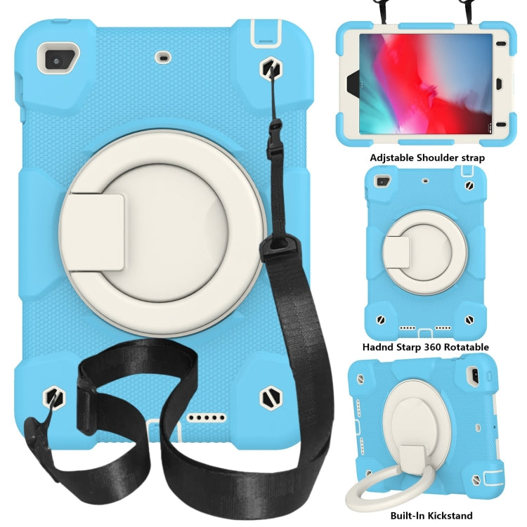 Silicone + PC Full Body Protection Tablet Case With Holder & Strap, For iPad mini 2021, For iPad mini 4 2015/mini 2019, For Samsung Galaxy Tab A 8.0 2019