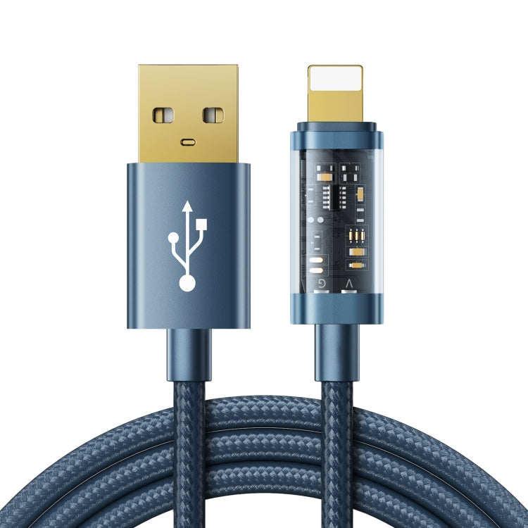 JOYROOM S-UL012A12 USB-A to 8 Pin 2.4A Sync Data Cable, 1.2m USB-A to 8 Pin, 2m USB-A to 8 Pin