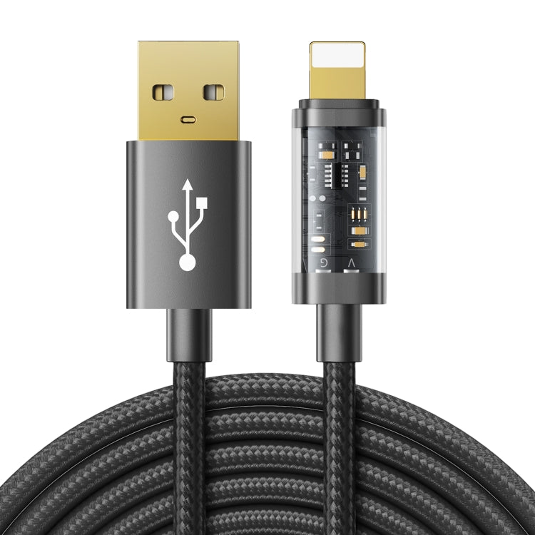 JOYROOM S-UL012A12 USB-A to 8 Pin 2.4A Sync Data Cable, 1.2m USB-A to 8 Pin, 2m USB-A to 8 Pin