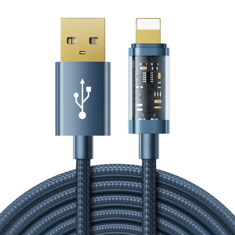 JOYROOM S-UL012A12 USB-A to 8 Pin 2.4A Sync Data Cable, 1.2m USB-A to 8 Pin, 2m USB-A to 8 Pin