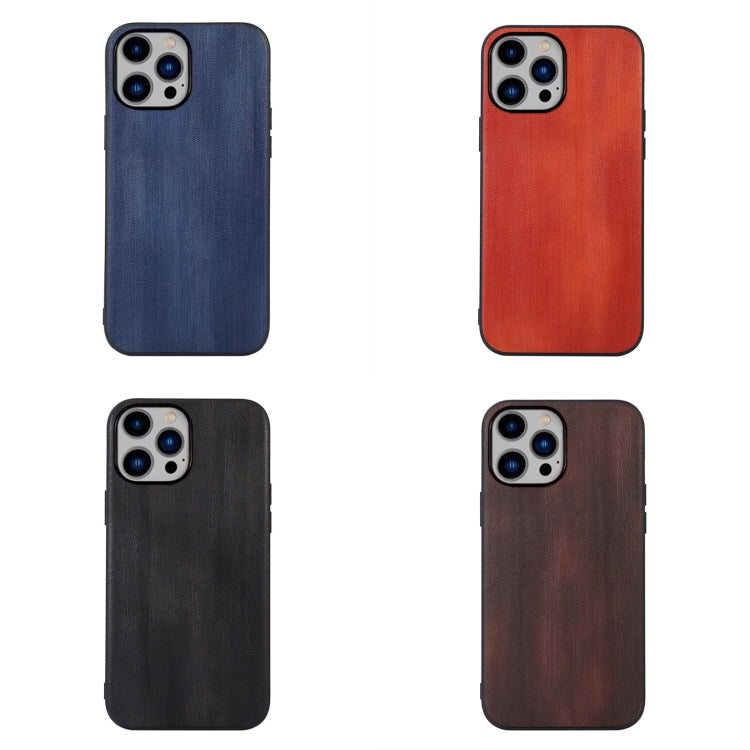 Yellow Cow Texture PU Phone Case, For iPhone 14 Plus, For iPhone 14 Pro Max, For iPhone 14 Pro, For iPhone 14