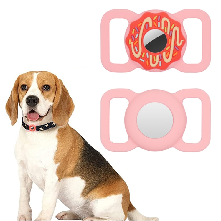 Donut Pet Collar Anti-scratch Shockproof Silicone Cover For AirTag, 1, 2