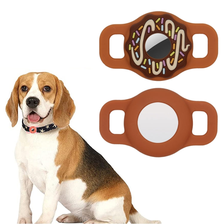 Donut Pet Collar Anti-scratch Shockproof Silicone Cover For AirTag, 1, 2