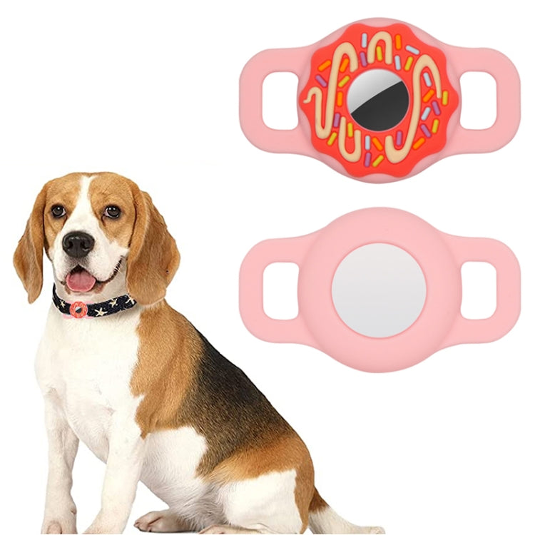 Donut Pet Collar Anti-scratch Shockproof Silicone Cover For AirTag, 1, 2