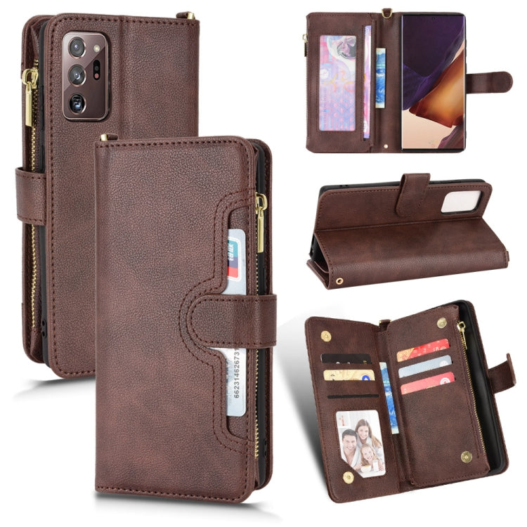 Litchi Texture Zipper Leather Phone Case, For OnePlus Nord N200 5G, For Samsung Galaxy A53, For Samsung Galaxy M32 4G, For Samsung Galaxy Note20