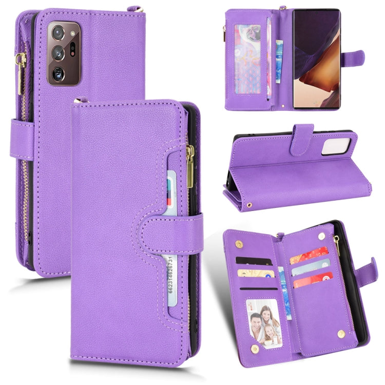 Litchi Texture Zipper Leather Phone Case, For OnePlus Nord N200 5G, For Samsung Galaxy A53, For Samsung Galaxy M32 4G, For Samsung Galaxy Note20