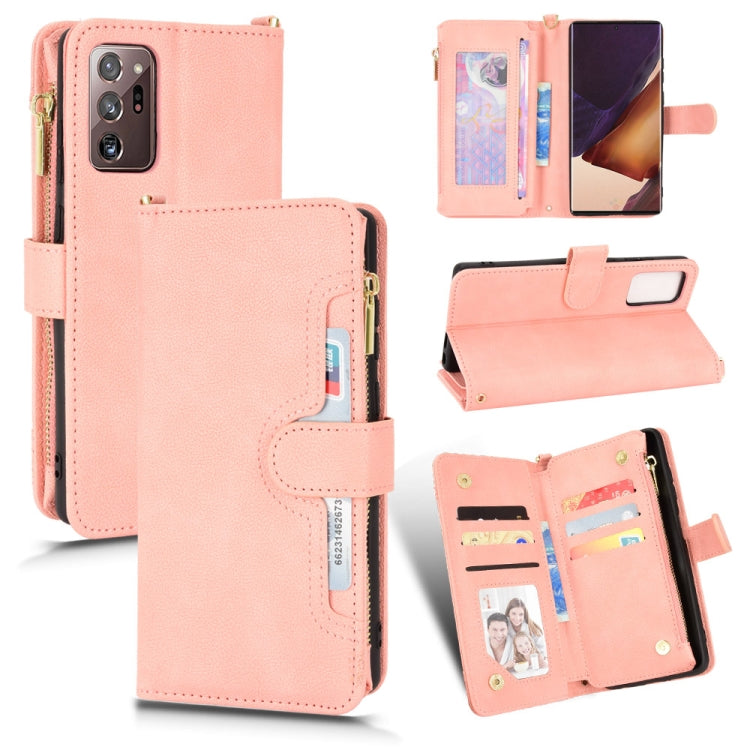 Litchi Texture Zipper Leather Phone Case, For OnePlus Nord N200 5G, For Samsung Galaxy A53, For Samsung Galaxy M32 4G, For Samsung Galaxy Note20