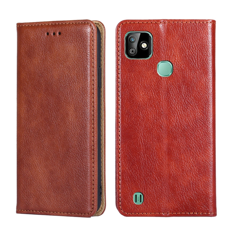 Gloss Oil Solid Color Magnetic Leather Phone Case, For Infinix Hot 10 Lite / Smart 5 X657, For Infinix Smart 4 X653, For Infinix Smart HD 2021 X612, For Itel A48, For Itel Vision 1, For Itel Vision 1 Pro