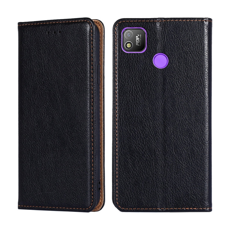 Gloss Oil Solid Color Magnetic Leather Phone Case, For Tecno Phantom X, For Tecno Pop 4, For Tecno Pop 2 / Pop 2 F / Pop 2 Pro, For Tecno Spark 6 GO, For Tecno Spark 7