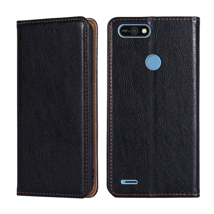 Gloss Oil Solid Color Magnetic Leather Phone Case, For Tecno Phantom X, For Tecno Pop 4, For Tecno Pop 2 / Pop 2 F / Pop 2 Pro, For Tecno Spark 6 GO, For Tecno Spark 7