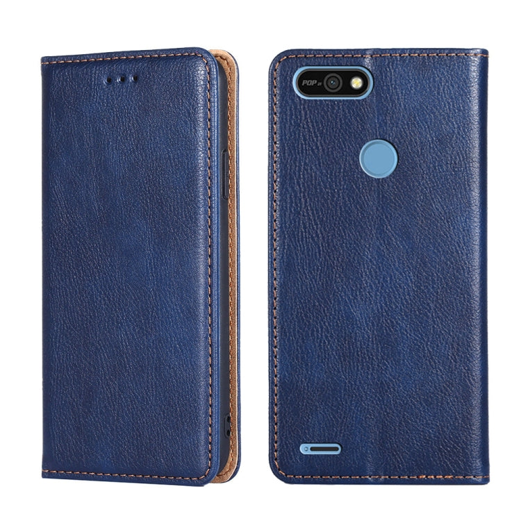 Gloss Oil Solid Color Magnetic Leather Phone Case, For Tecno Phantom X, For Tecno Pop 4, For Tecno Pop 2 / Pop 2 F / Pop 2 Pro, For Tecno Spark 6 GO, For Tecno Spark 7