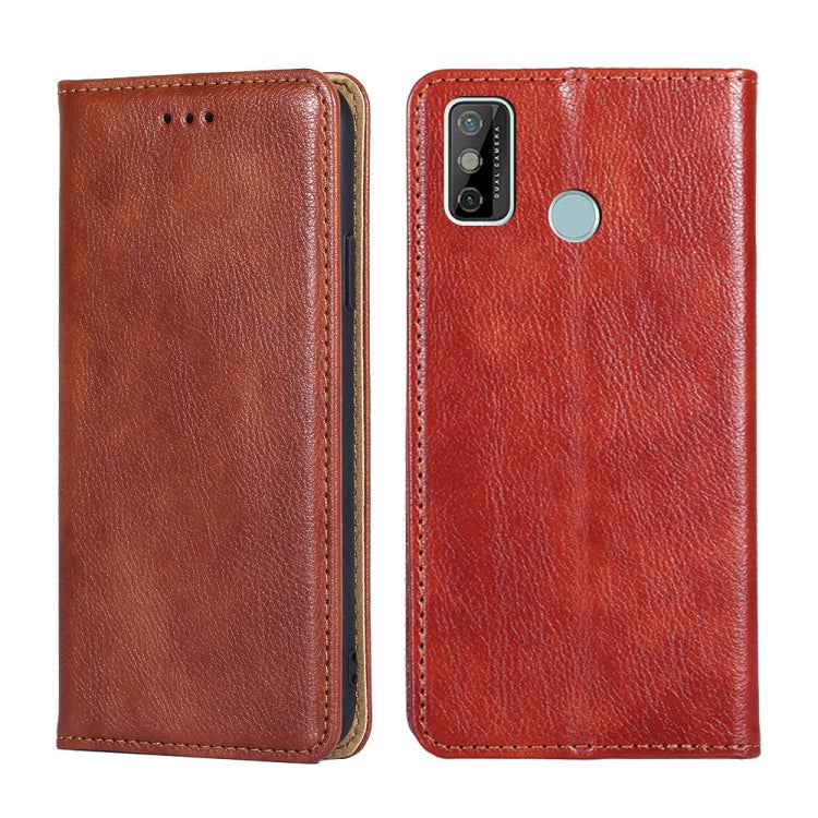 Gloss Oil Solid Color Magnetic Leather Phone Case, For Tecno Phantom X, For Tecno Pop 4, For Tecno Pop 2 / Pop 2 F / Pop 2 Pro, For Tecno Spark 6 GO, For Tecno Spark 7