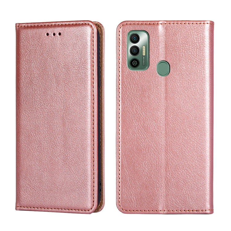 Gloss Oil Solid Color Magnetic Leather Phone Case, For Tecno Phantom X, For Tecno Pop 4, For Tecno Pop 2 / Pop 2 F / Pop 2 Pro, For Tecno Spark 6 GO, For Tecno Spark 7