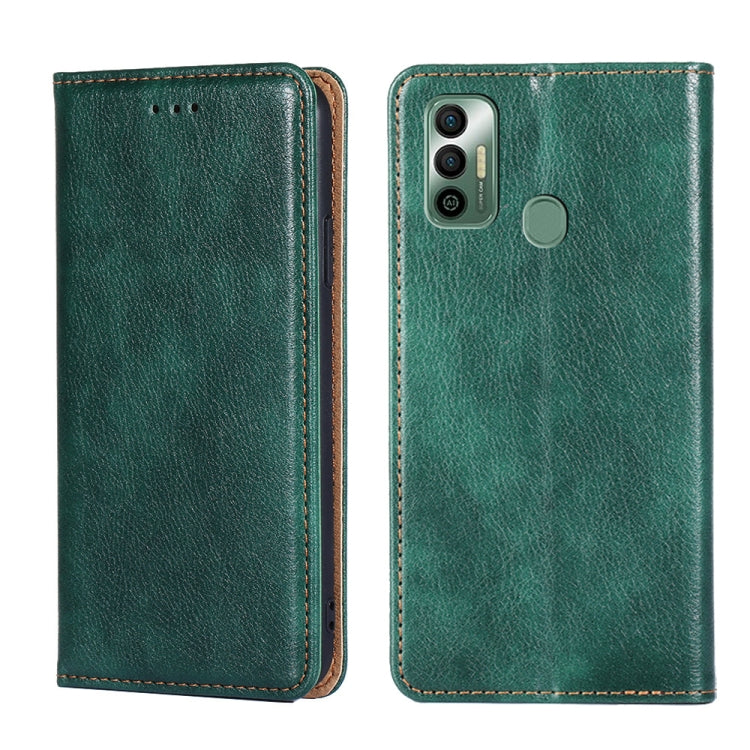 Gloss Oil Solid Color Magnetic Leather Phone Case, For Tecno Phantom X, For Tecno Pop 4, For Tecno Pop 2 / Pop 2 F / Pop 2 Pro, For Tecno Spark 6 GO, For Tecno Spark 7