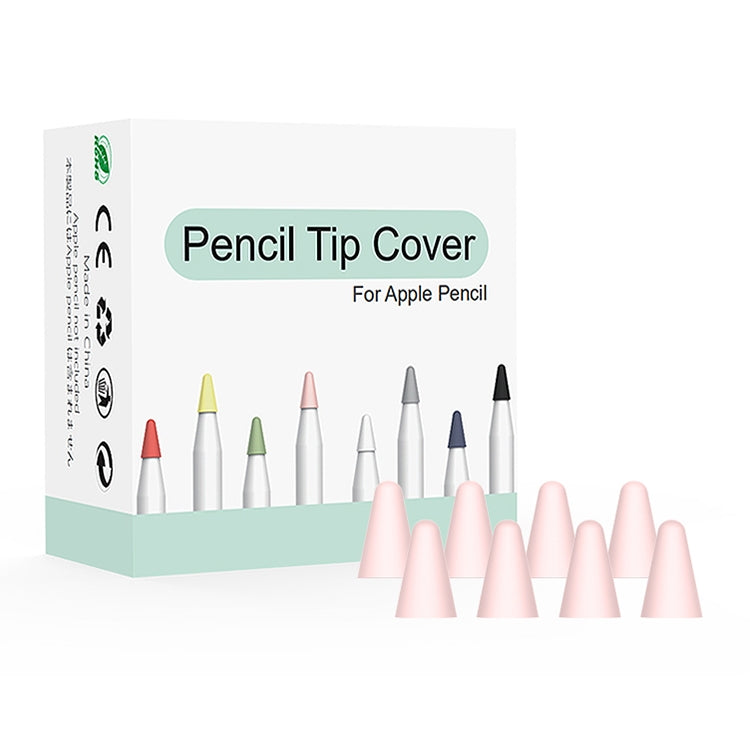 8 PCS / Set Universal Wearable Stylus Nib Cover, Pink, Yellow, Black, Red, Grey, Colorful, Green, White 1, Blue