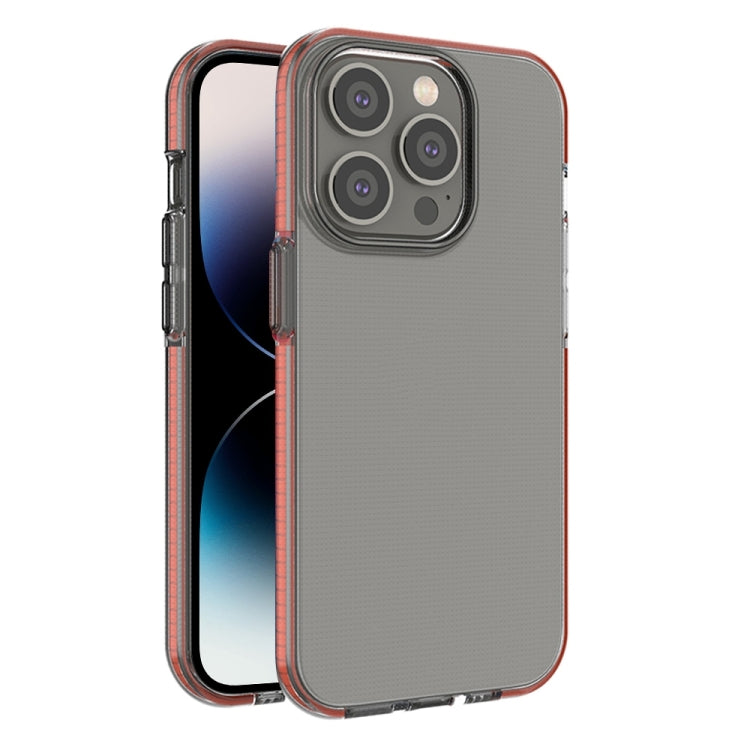 Two-color Transparent TPU Phone Case, For iPhone 14 Pro