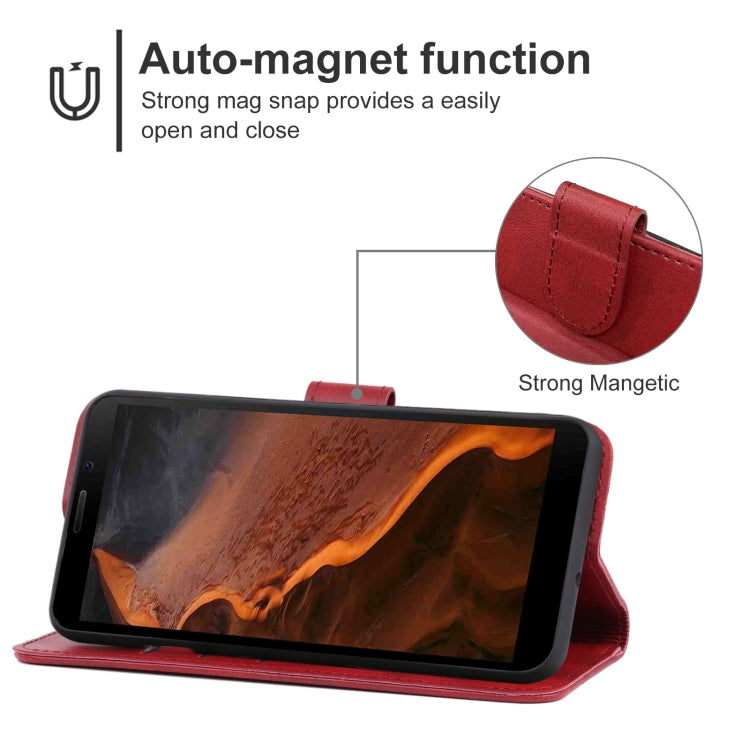 Leather Phone Case, For Doogee S61/S61 Pro