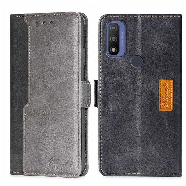 Contrast Color Side Buckle Leather Phone Case, For Motorola Moto G 5G 2022, For Motorola Moto G Power 2022, For Motorola Moto G Pure, For Motorola Moto G42 4G, For Motorola Moto G50