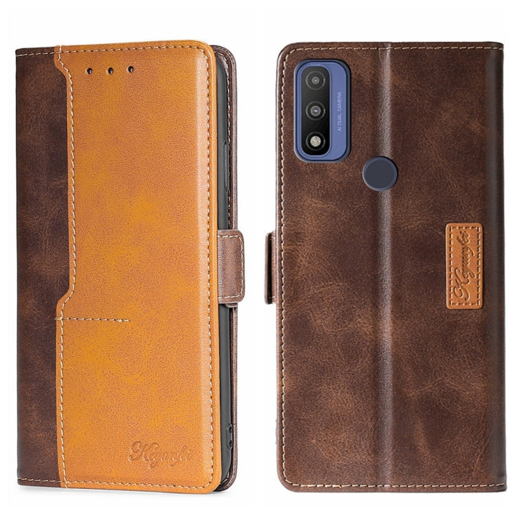 Contrast Color Side Buckle Leather Phone Case, For Motorola Moto G 5G 2022, For Motorola Moto G Power 2022, For Motorola Moto G Pure, For Motorola Moto G42 4G, For Motorola Moto G50