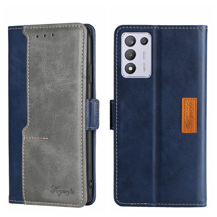 Contrast Color Side Buckle Leather Phone Case, For OPPO K9S/Realme Q3s, For OPPO Reno5 A, For OPPO Reno6 5G, For OPPO Reno6 4G, For OPPO Reno6 Pro 5G