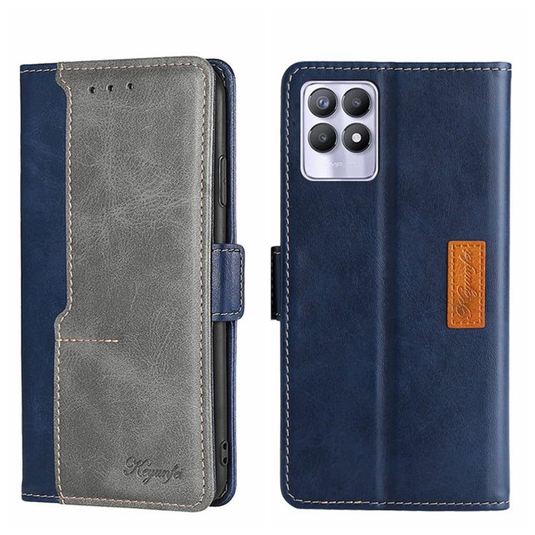 Contrast Color Side Buckle Leather Phone Case, For OPPO Reno6 Pro+ 5G, For OPPO Reno8 5G, For OPPO Reno8 Pro 5G, For OPPO Reno8 Pro+ 5G, For OPPO Realme 8i