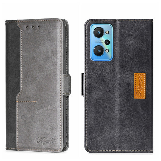 Contrast Color Side Buckle Leather Phone Case, For OPPO Realme GT Neo2 5G, For OPPO Realme GT Master/Realme Q3 Pro Carnival, For OPPO Realme Narzo 50A, For OPPO Realme V13 5G, For vivo S10/S10 Pro